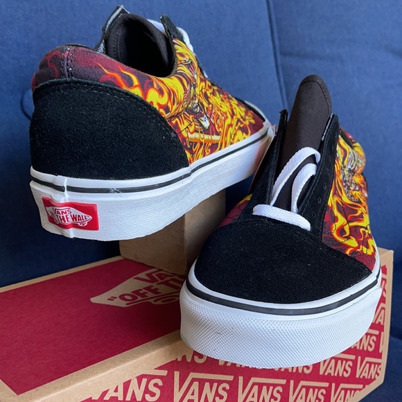 Vans Old Skool Samurai Rising Black/True White MENS - Picture 11 of 16